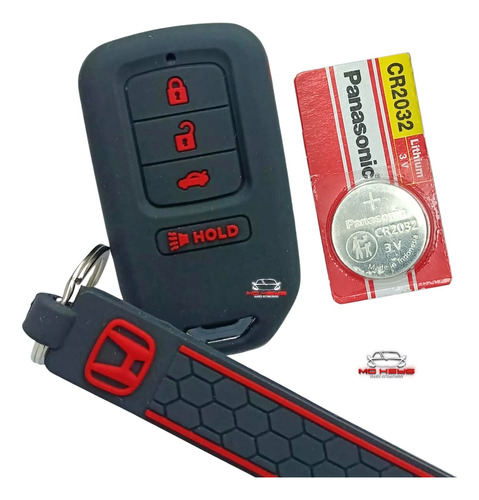 Silicón Funda Llave Honda Crv Hrv Crz Civic Fit Pilot City 4