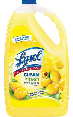 Lysol Limpiador Multisuperficie, Vertido Desinfectante Y Des