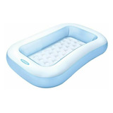 Piscina Infantil Rectangular Con Suelo Inflable Suave