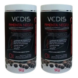 Creme Pimenta Negra Para Massagem Vedis 2x 1kg