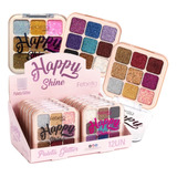 12 Paleta Glitter Happy Shine Pso30338 Kit Febella Atacado S