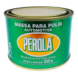 Massa De Polir Automotiva Branca Extra Fina Pérola 500g N2