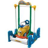 Playground Infantil 4x1 Balanço Carrinho Gangorra Pula-pula