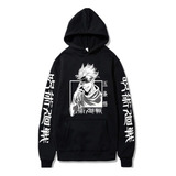 Jujutsu Kaisen Sudadera Con Capucha Hip Hop Anime Pullovers