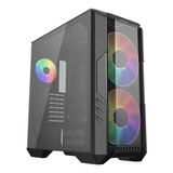 Gabinete Cooler Master Haf 500 Argb Negro Vidrio Templado P