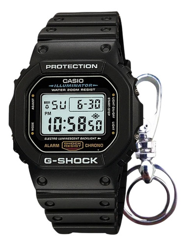 Relógio De Pulso Casio G-shock Digital Dw-5600e + Chaveiro