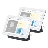 Combo 2 Pzs Google Hub Nest Pantalla Integrada De 7  Chalk