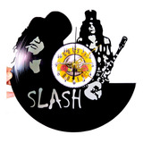 Reloj En Disco De Vinilo Lp / Slash, Guns 'n' Roses, Rock