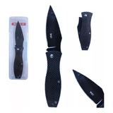 Cuchillo Tactico Plegable W61 Blister - Black - Caza Envio