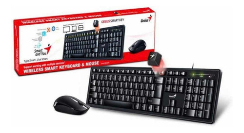 Kit Combo Teclado Y Mouse Inalambricos Genius / Dismac