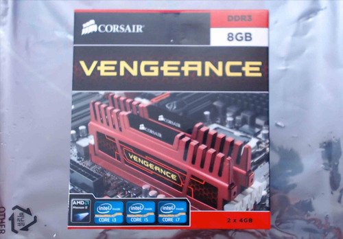 Memoria Ram 8gb (2x4gb) Ddr3 Vengeance Corsair