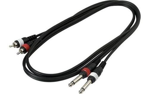 Cable Warwick Rcl20933  Dos Rca A Dos Plug Mono 6,5mm 