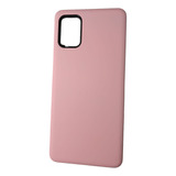 Funda Lisa Rosa Pastel Mujer Para Samsung A51 