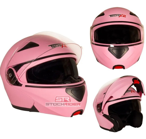 Casco Tech X2 901 Abat C/lente Interno Ecer-2205 Stockrider