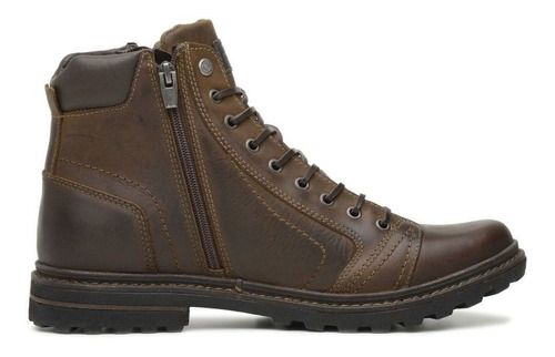 Bota Coturno Freeway Masculina Em Couro Absolut Durabilidade