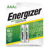 Pilas Aaa Recargables (2 Pz) Energizer 