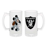 Tarro Cervecero 16oz Las Vegas Raiders. Mickey