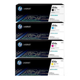 Pack 4 Toner Hp 414a Original B/c/m/y M454 M479 C/iva W2020a