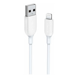 Cable Lightning Marca Anker (90cm) Blanco Mfi Certified