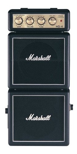 Mini Amplificador Marshall Ms-4 Cabezal Con Doble Gabinete