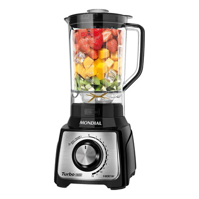 Liquidificador Turbo Inox Mondial 1400W L-1400-LT | Frete grátis