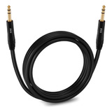 Lyxpro Cable De Audio Equilibrado Trs A ¼ Trs De ¼ Pulgadas,