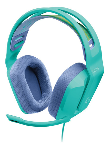 Auriculares Gamer Logitech G Series G335 Mint Verde 