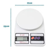 Balança Eletrônica Digital De Cozinha Pesa De 1gr Até 10kg