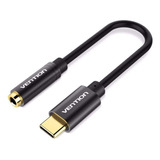 Adaptador De Audio Usb C A Audio Jack 3.5 Mm Hembra Vention