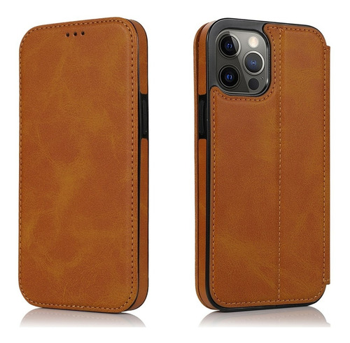 Capa Carteira Para iPhone Premium 12, 12 Mini & 12 Pro Max