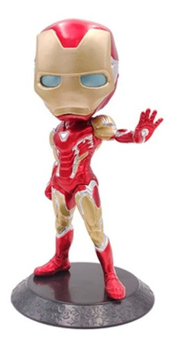 Marvel Mini Figura Iron Man 14 Cms Tony Stark. Casco Cerrado