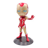 Marvel Mini Figura Iron Man 14 Cms Tony Stark. Casco Cerrado