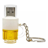 Memoria Usb De 64gb Diseño Forma Figura De Tarro De Cerveza