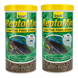 2 Bote Dealimento Tortugas Tetra Reptomin Floating Food 300g