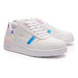 Tenis Sneakers Lacoste Blanco 641-52