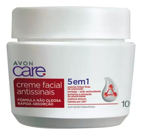 Avon Care Creme Facial Antissinais 5 Em 1 Rapida Absorção