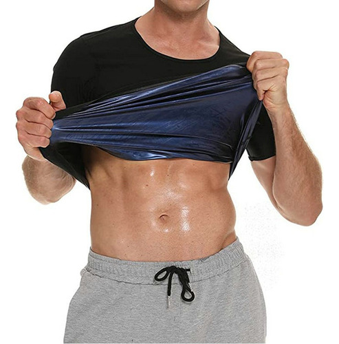 Playera Deportiva Traje De Sauna Fajas Ropa Gym Hombre