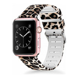 Malla Leopardo Para Apple Watch Serie 5/4/3/2/1 38mm/40mm