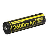 Bateria Nitecore 18650 2600 Mah Recarga Micro Usb Nl1826r