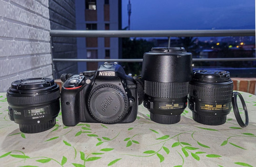 Nikon D5300 +18-55 Mm Nikkor +5-200 Mm Vr Nikkor +50 Mm F1.8