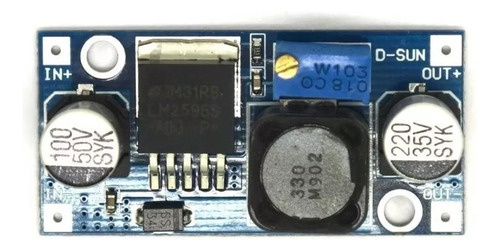 Modulo Step-down Lm2596 Ajustable, 1.25-35v 105w 3a, Dc Dc