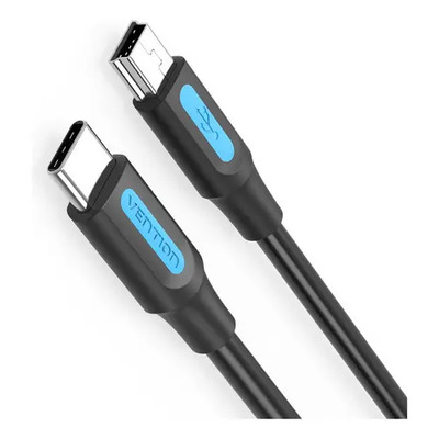 Cable Cargador Tipo C A Miniusb Vention Carga Y Datos 50cm Negro | MercadoLibre