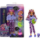 Doll Monster High Clawdeen Wolf Creepover Party Con Perro Ma