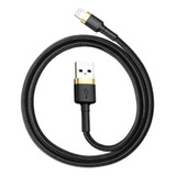 Cable Usb iPhone 6 7 8 Plus Cargador Lightning Datos Baseus