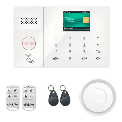 Alarma Inalámbrica Clicklife Wifi Casa\u002FNegocio Pantalla Touch App Control | Meses sin interés