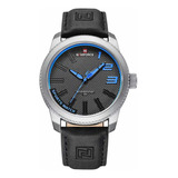 Reloj Naviforce Para Hombre Correa De Cuero Analógico