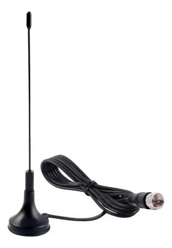 Antena Tv Para Interiores Hd Uhf Base Magnetica 360 Pequeña