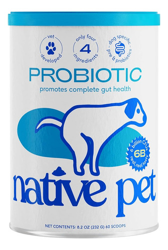 Native Pet Vet Creó Polvo Probiótico Para Problemas Digestiv