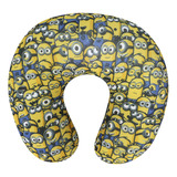 Almohada Cuello Relax Viaje Cervical Confort Minions Grande