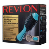 Revlon Cepillo Eléctrico Secador Y Volumizador Oval Menta